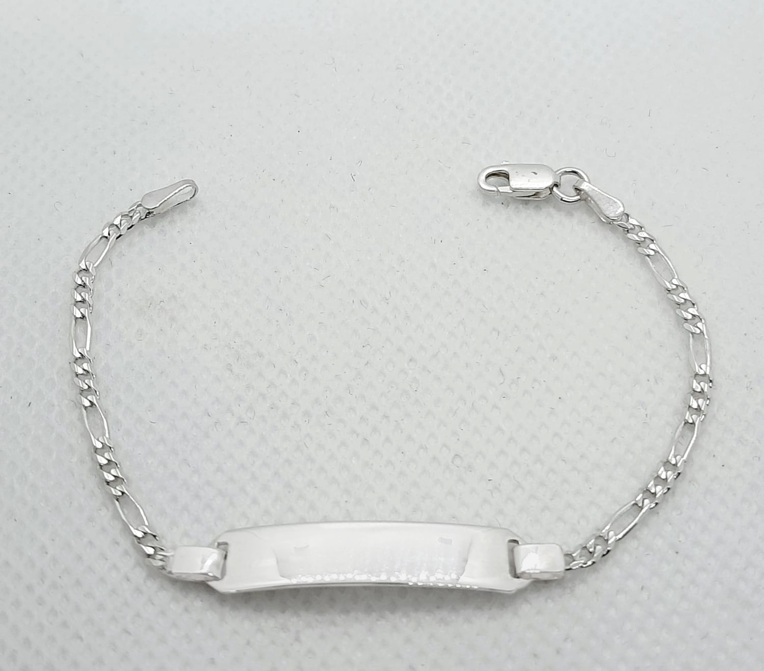 Silver Baby ID Band